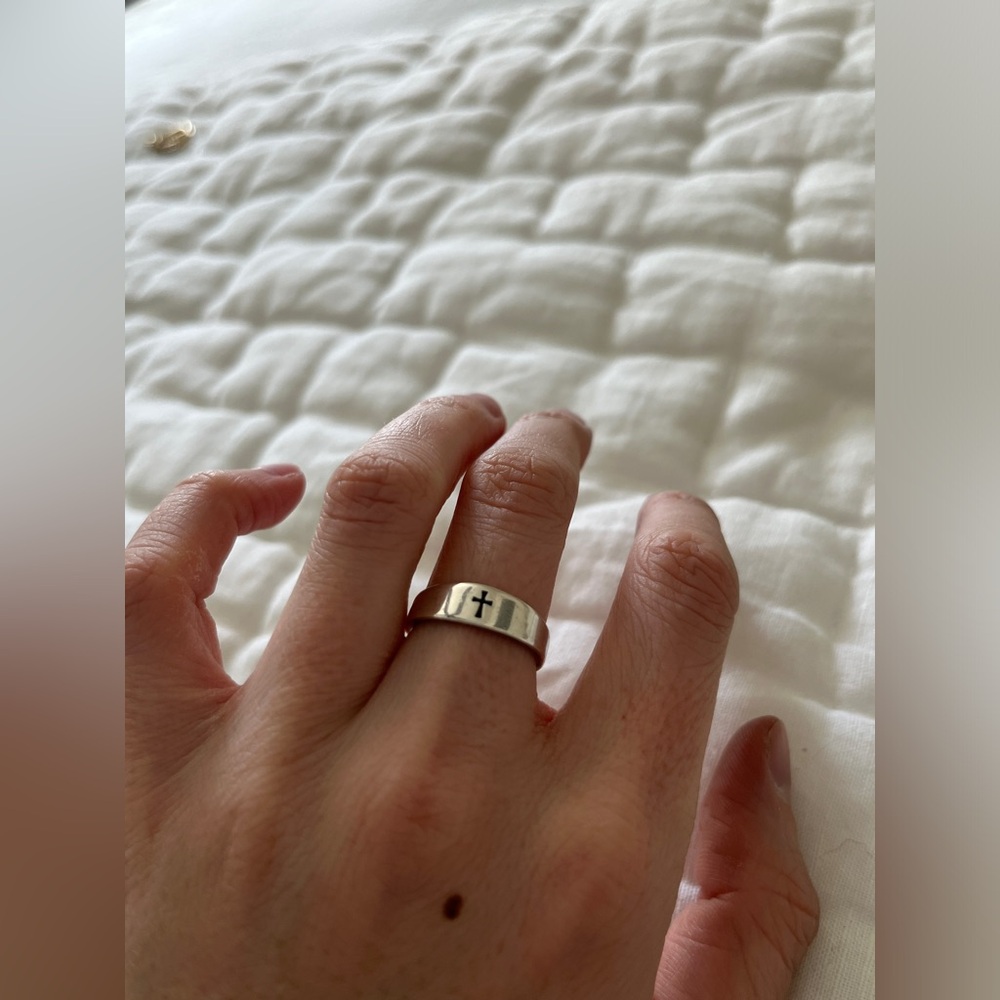 James Avery 925 Sterling Silver Small Crosslet Ring